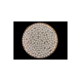 CSG BAZAAR 10 Mm Krem Renk Cam Inci Boncuk (100 Gram)