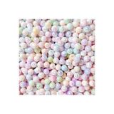 CSG BAZAAR 8 mm Pastel Işıltılı Boncuk – İnci Efektli Plastik Boncuk (25 Gram)