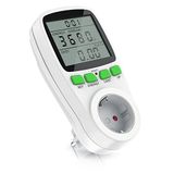 CSL-Computer Arendo – Enerji maliyeti ölçüm cihazı – Elektrik tüketimi sayacı, enerji maliyeti göstergesi – elektrik sayacı – 3680 W – entegre temas korumalı enerji ölçüm cihazı