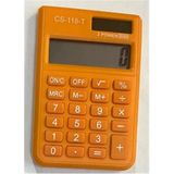 Csl CS-118-T Turuncu 8 Hane Cep Tipi Hesap Makinesi (Kdo)