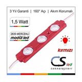 CSled 1.5 Watt Mercekli Modül LED 2835 Kırmızı Renkli 20'li Seri Enerji Tasarruflu Özellik - 5 m