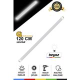 CSled Beyaz 120 cm LED Floresan – 12V Adaptör Dahil, Yüksek Verimli Aydınlatma