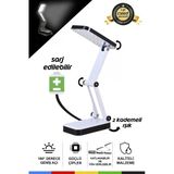 CSled Şarjlı Robot LED Masa Lambaları – Katlanabilir, Portatif, Kamp & Ders Çalışma Işığı (24 LED)