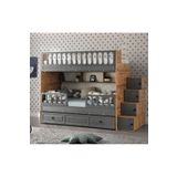 CSM MODULER MOBİLYA Panjur Yavrulu Ranza Çelik Destekli Membran Kaplama %100 MDF