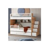 CSM MODULER MOBİLYA Zümrüt Yavrulu Ranza Çelik Destekli Membran Kaplama %100 MDF