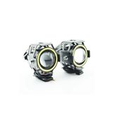 Csr Şd5df988motosiklet Sis Fardı U7 Led Mercekli 2 Adet Angel ( Mini Led )