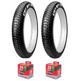 Cst 24X4.00 C1752 Kum Tipi Bisiklet Dış Lastiği X 2 Adet + Chaoyang İç Lastik Seti