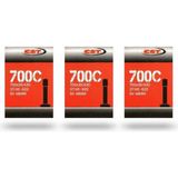 Cst 700X35-43 Oto Sibop 48 mm 3'lü Bisiklet İç Lastik Seti 700C Modeli ile Yüksek Performans