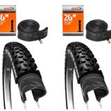 Cst Rock Hawk 26X2.25 Mtb Bisiklet Lastik Seti 2iç + 2dış