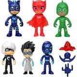 Cstars Pijamaskeliler Pj Mask 9 Parça Figür Oyuncak Seti - Renkli