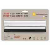 Ct-2468 Beyaz Kasa T5 Bant Armatür 15W Beyaz