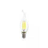 Ct-4062 4W Led Filament Kıvrık Buji Rustik Led Ampul 3200K Günışığı E-14