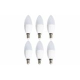 Ct-4079 6’Lı Set Led Buji Ampul 7W E14 3200K Günışığı 680 Lümen Enerji Tasarruflu Avize Ampulü