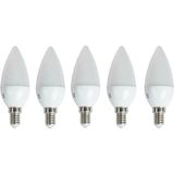 CT-4079 7W Buji LED Ampul 3200K Günışığı E14 (5 Adet) 5'li Gün Işığı E14 LED Ampul 7 Watt Yok Tr