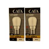 CT-4261 2W 6500K (Beyaz Işık) E14 Duylu Mini Led Ampul (2 Adet)