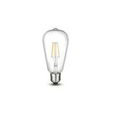Ct-4353 8W Edison Rustik Led Ampul E27 Günışığı 3000K Filament Dekoratif Lamba 950 Lm