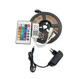 Ct-4557 Rgb Şerit Led Seti 5 Mt Rgb Led 3 Renk + Trafo + Rgb Kumanda Aydnltmdnym-ct-4557 HSPLİNM-3727