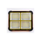Ct-4698 Gunes Enerjili Solar 200W Watt Led Projektor Tasinabilir Sari Beyaz Ve Cakar Isik Lamba