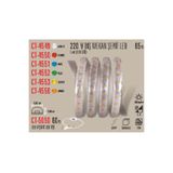 Ct-5050 220 V Şerit Led Fişi 5 Li