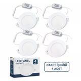 Ct 5145 Led Spot 6W 6400K Beyaz Işık 4 Adet