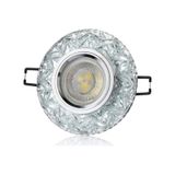 Ct-6598 Sim Kristal Cam Spot 7 Watt Beyaz Işık Led Ampullü Takım Led Efektli Beyaz Işık Led 7 Watt Diğer