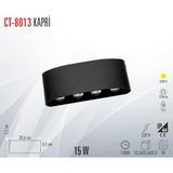 CT-8013 15W Dış Mekan Modern Aplik Kapri Günışığı 3200K (Parla)