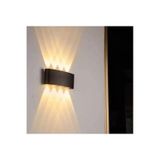 Ct-8013 15w Kapri Led Aplik Dış Mekan Gün Işığı Siyah
