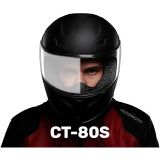 CT-80S Motosiklet Kask Buğu Önleyici Film - Kask Vizörü Anti Fog Kolay Montaj (Kask Değildir)