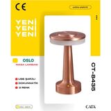 CT-8435 Oslo Şarjlı Masa Lambası - Çok Renkli