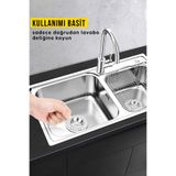 çt çeçem ticaret Mutfak Lavabo Küvet Banyo Tıkacı Ev Ofis Stüdyo Banyo Gider Tıpası Kapağı Tıkaç Süzgeç ( 1 Adet )