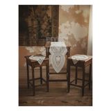 Çt Çeyizci Tekstil 3 Parça Salon Sehpa Takımı Ekru