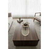 Çt Çeyizci Tekstil Fransız Dantel Bej Runner (120X30CM)