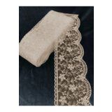 Çt Çeyizci Tekstil Güpür, Kahve Dantel Geniş Güpür 1 Top (14.5 METRE)
