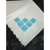Çt Çeyizci Tekstil Yeşil Iğne Oyası Bohça, Gelin Bohçası, Nişan Bohçası, Dantelli Yeşil Bohça - 90 x 90