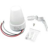 CT9189 Gece Gündüz Sensörü 10A 1200W Fotosel Tekli Beyaz Işık Gu5.3 LED Ampul 1250 Watt Yok