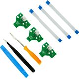 CTHTBZ 3PCS JDS-011 Assembly Replacement Charging Port for PS4 DualShock 4,Charger Socket Board Connector Module for PlayStation PS4 Controller,Screwdriver, Flex Cable (JDS-011)