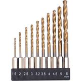 Ctn Paltava 1/4'' Bits Saplı Hss Matkap Uçu Seti 10'lu