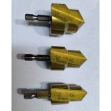 Ctn Paltava Dmax Pvc 3 Adet Kademeli Matkap Ucu, Altıgen Saplı Su Borusu Bağlantı Aleti 20/25/32MM, Ahşap Delme Merkezi Matkap Ucuctnpaltav