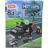 ctoy oyuncak blok mini polis arabaları 4514 (karışık model 1 adet) - Yok