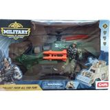 ctoy oyuncak helikopterli asker seti f14-1a (karışık modellerde 1 set) - Yok
