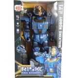 ctoy oyuncak ışıklı sesli ok atan ve 360 derece dönen robot 6051 (karışık renk 1 adet) - Yok