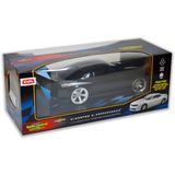 Ctoys 1:14 Ölçekli Chevrolet Copo Camaro Işıklı Uzaktan Kumandalı Araba Siyah 1402B