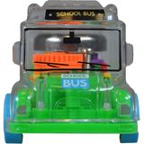 Ctoys Işıklı Sesli Şeffaf Minibüs Yeşil