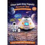 Ctoys Işıklı Uzay Kapsülü Oyuncak Seti – Astronot Figürlü, Pilli Uzay Aracı Oyuncak (3+ Yaş)