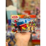 Ctoys Itfaiye Araçları - Dönüşebilen Bloklar - 1 Adet - 6