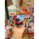 Ctoys Itfaiye Araçları - Dönüşebilen Bloklar - 1 Adet - 7