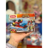Ctoys Itfaiye Araçları - Dönüşebilen Bloklar - 1 Adet - 8