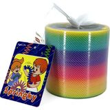 Ctoys Springky Stres Yayı Slinky Gökkuşağı Renkleri Dekoratif Obje - Renkli