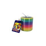 CToys Springky Stres Yayı Slinky Gökkuşağı Renkleri Dekoratif Obje