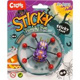 Ctoys Yapışkan Sallanan Oyuncak Örümcek Mor